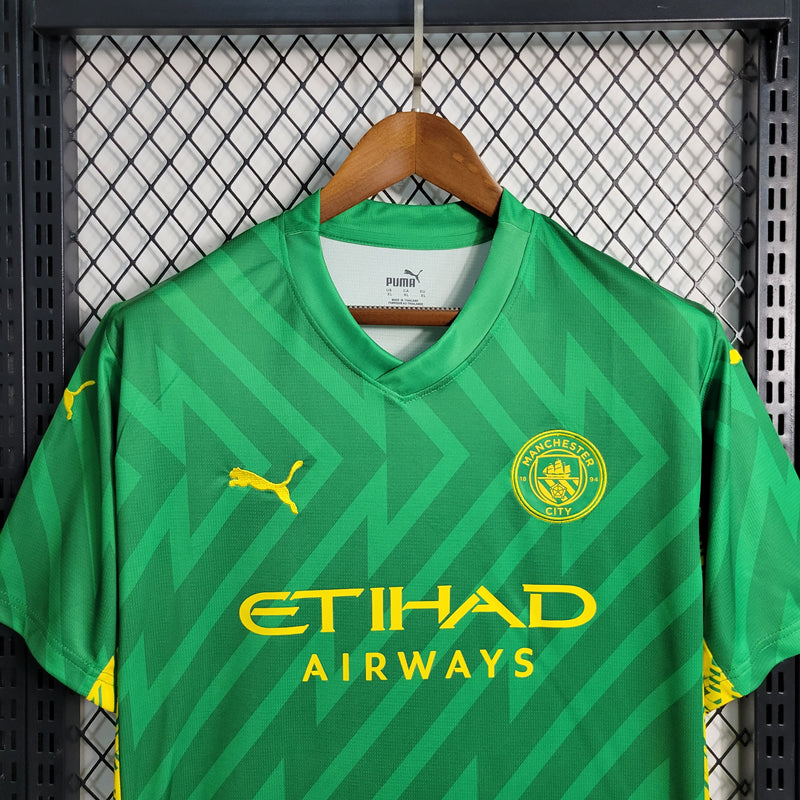 Camisa Oficial do Manchester City 23/24 - Goleiro