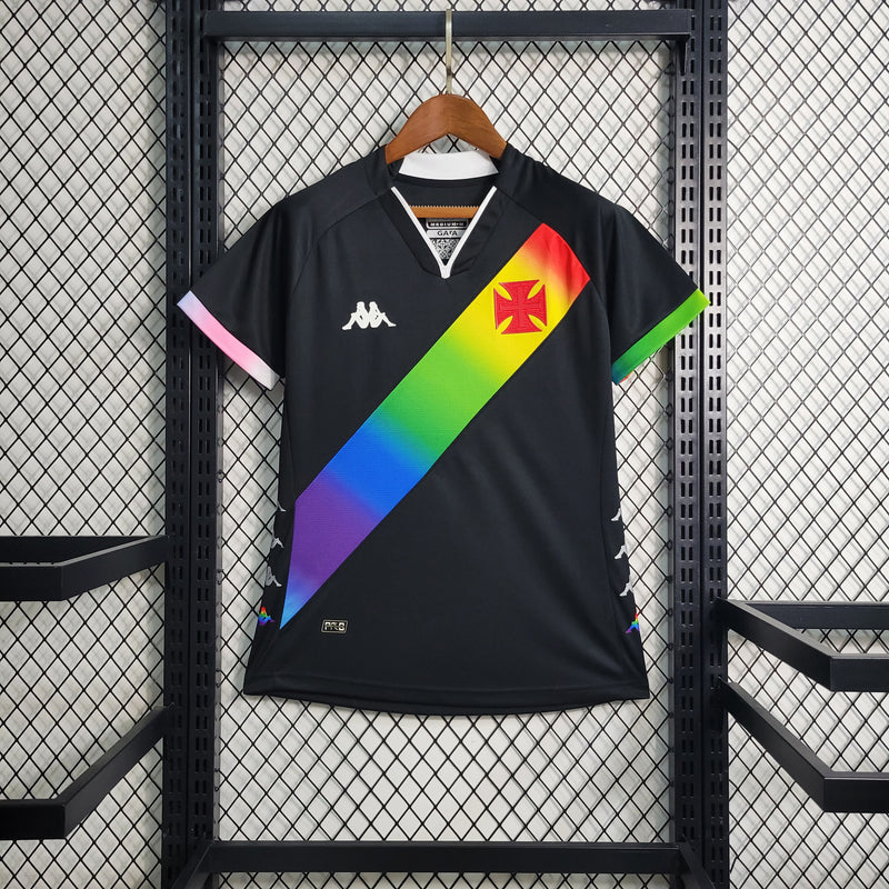 Camisa Feminina Oficial do Vasco 22/23 - Edição LGBT