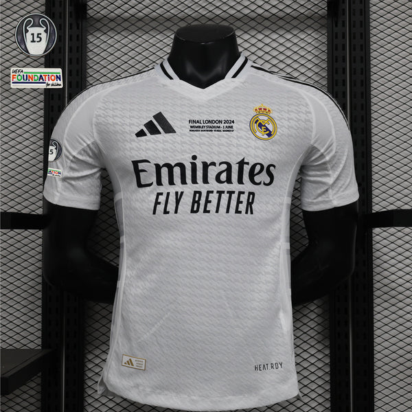 Camisa Oficial do Real Madrid 24/25 Versão Jogador - Champions League