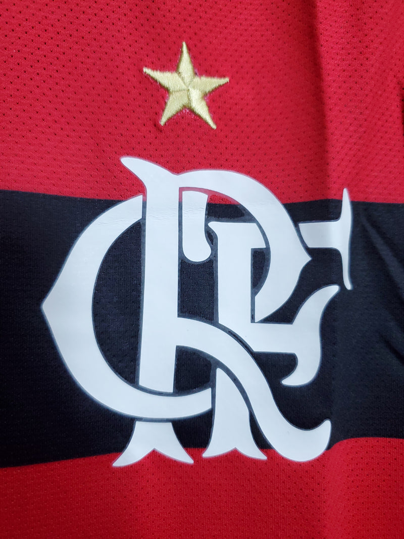 Camisa Retrõ do Flamengo 2008/2009 - Completa com Patrócinios