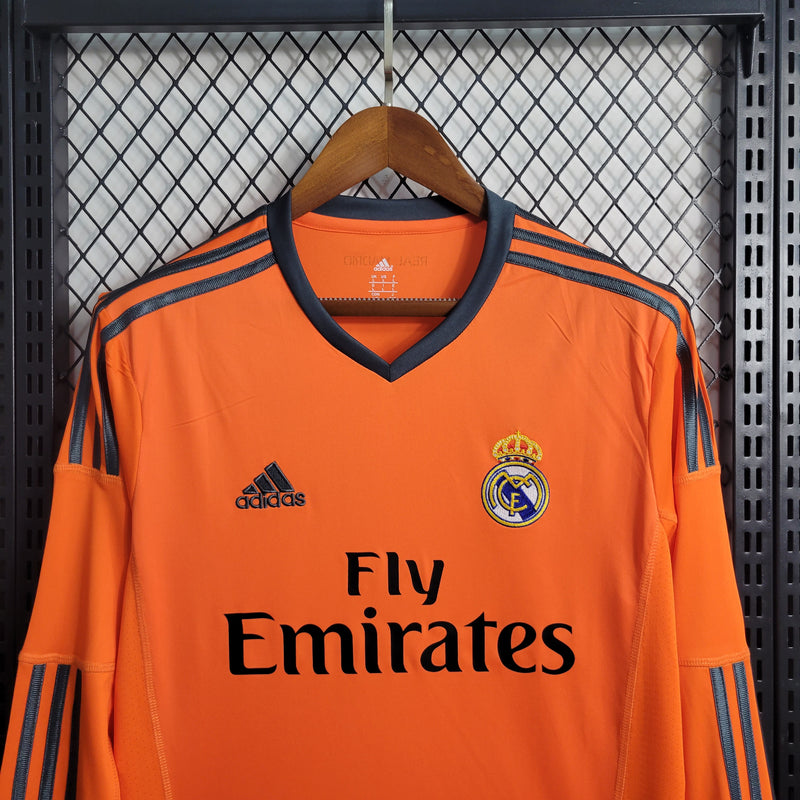 Camisa Retrô do Real Madrid 2013/2014 - Manga Longa