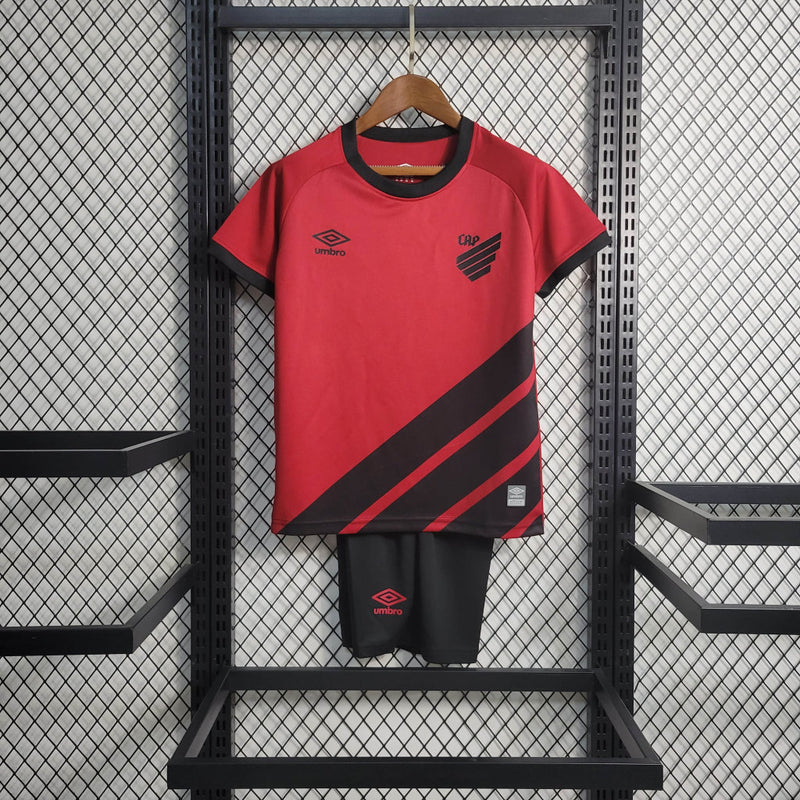 Conjunto Infantil Oficial do Athletico Paranaense 23/24 - Kids