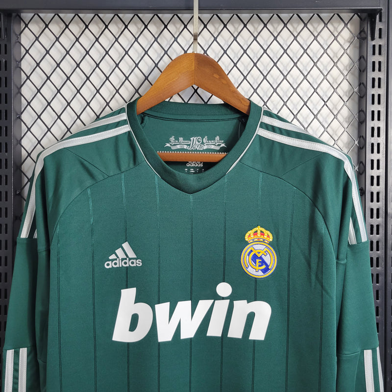 Camisa Retrô do Real Madrid 2012/2013 - Manga Longa