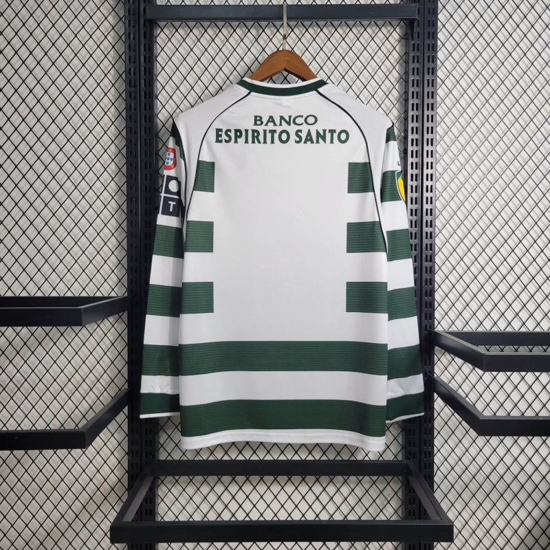 Camisa Retrõ do Sporting 2001/2003 - Manga Longa