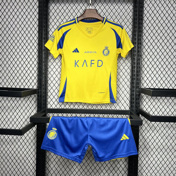 Conjunto Infantil Oficial do Al-Nassr 24/25 - Kids