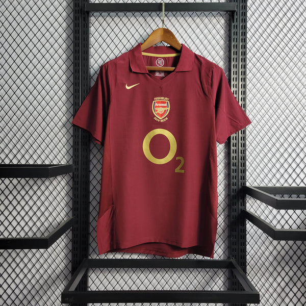 Camisa Retrô do Arsenal 2005/2006