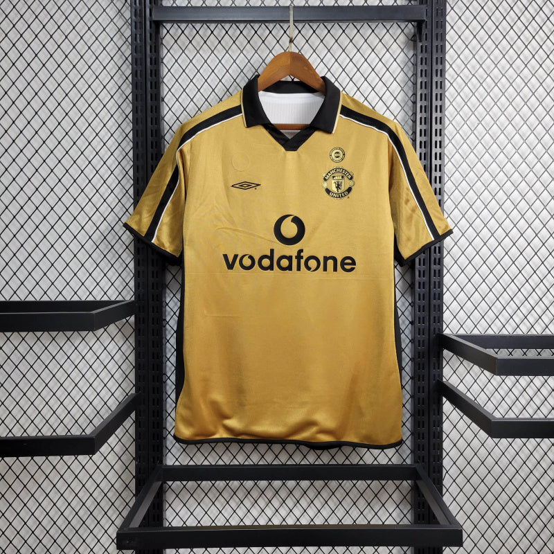 Camisa Retrô do Manchester United 2001/2002 - Dupla Face