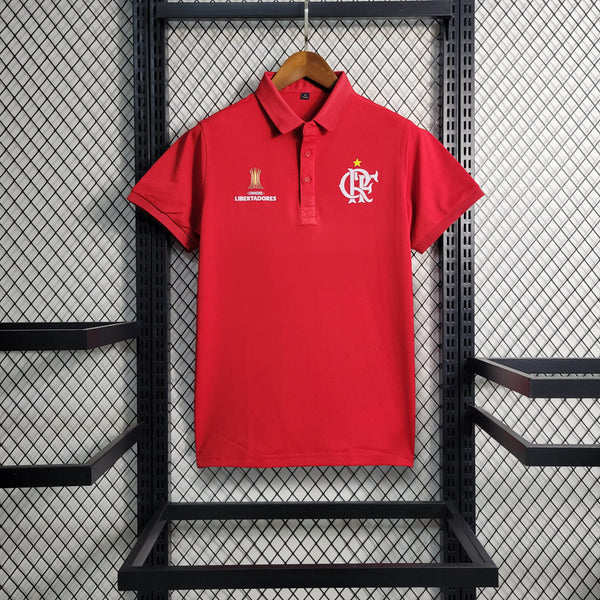 Camisa Oficial do CR Flamengo 23/24 Polo - Libertadores