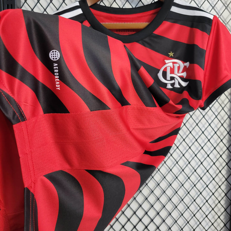 Camisa 3 Feminina Oficial do CR Flamengo 22/23 - Baby Look