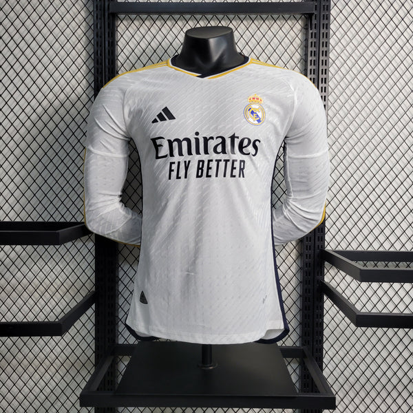 Camisa Oficial do Real Madrid 23/24 - Manga Longa