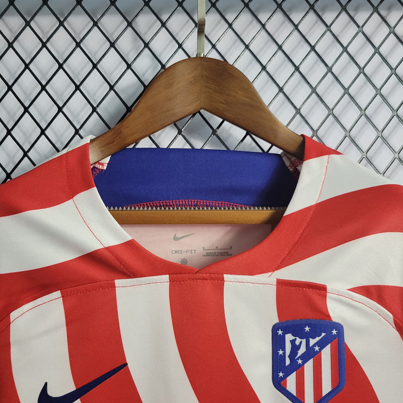 Camisa Feminina Oficial do Atlético de Madrid 23/24 - Baby Look