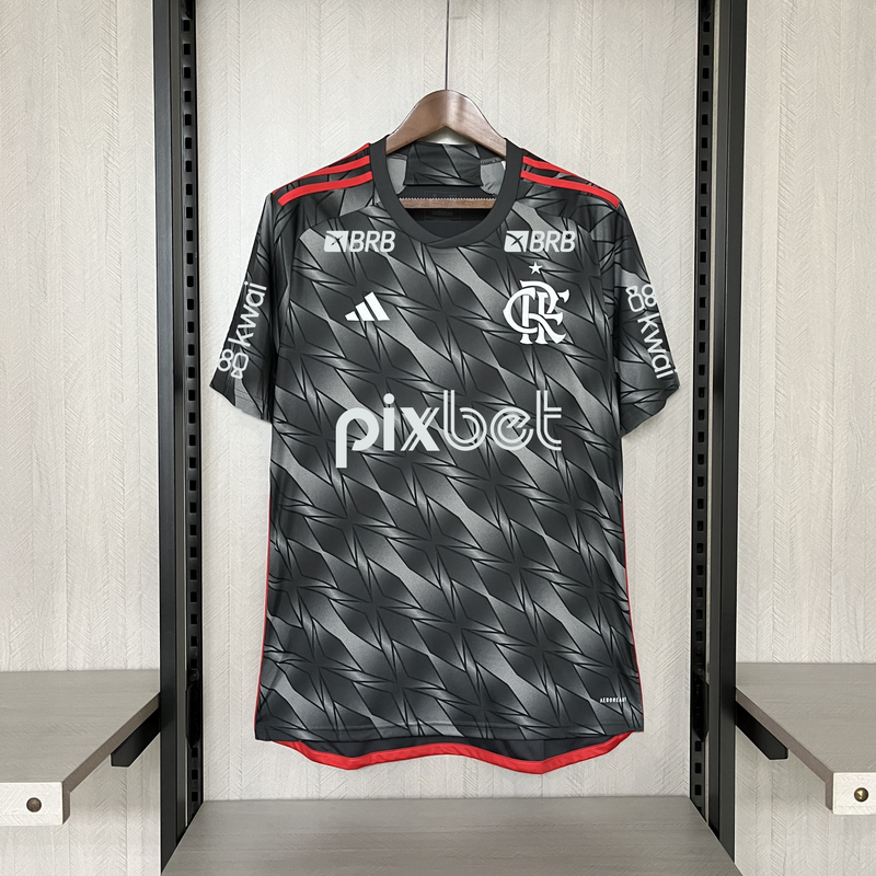 Camisa Oficial do CR Flamengo 24/25 Versão Torcedor - Completa com Patrónicios