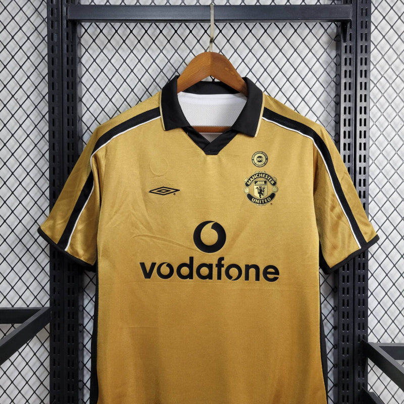 Camisa Retrô do Manchester United 2001/2002 - Dupla Face