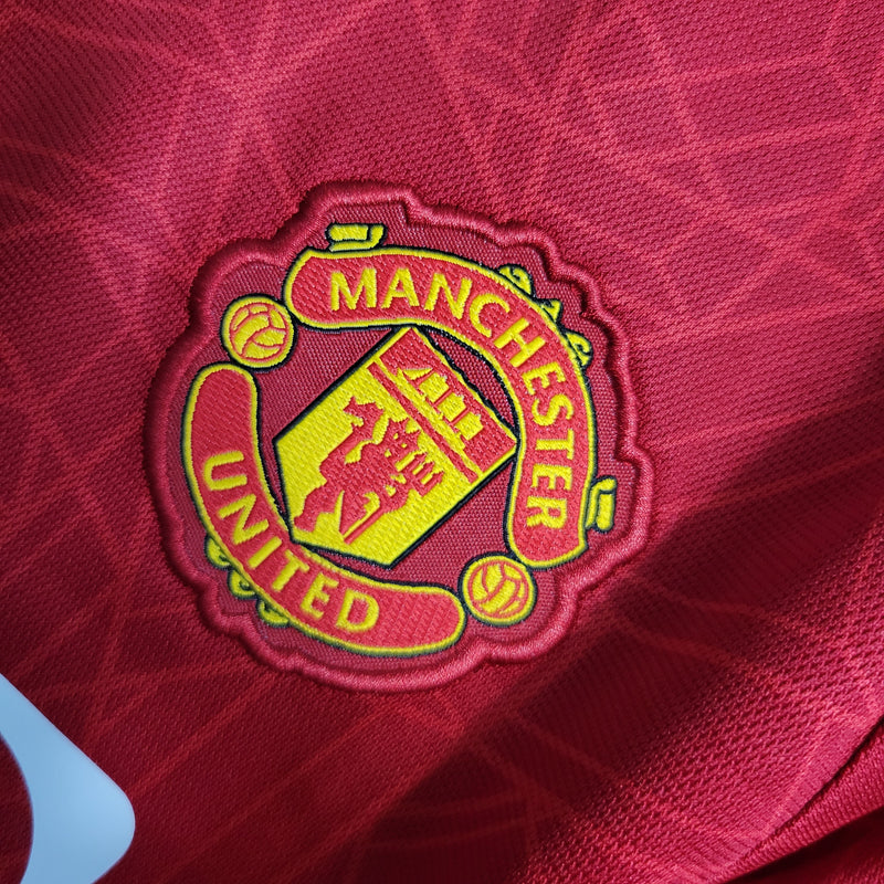 Conjunto Infantil Oficial do Manchester United 23/24 - Kids