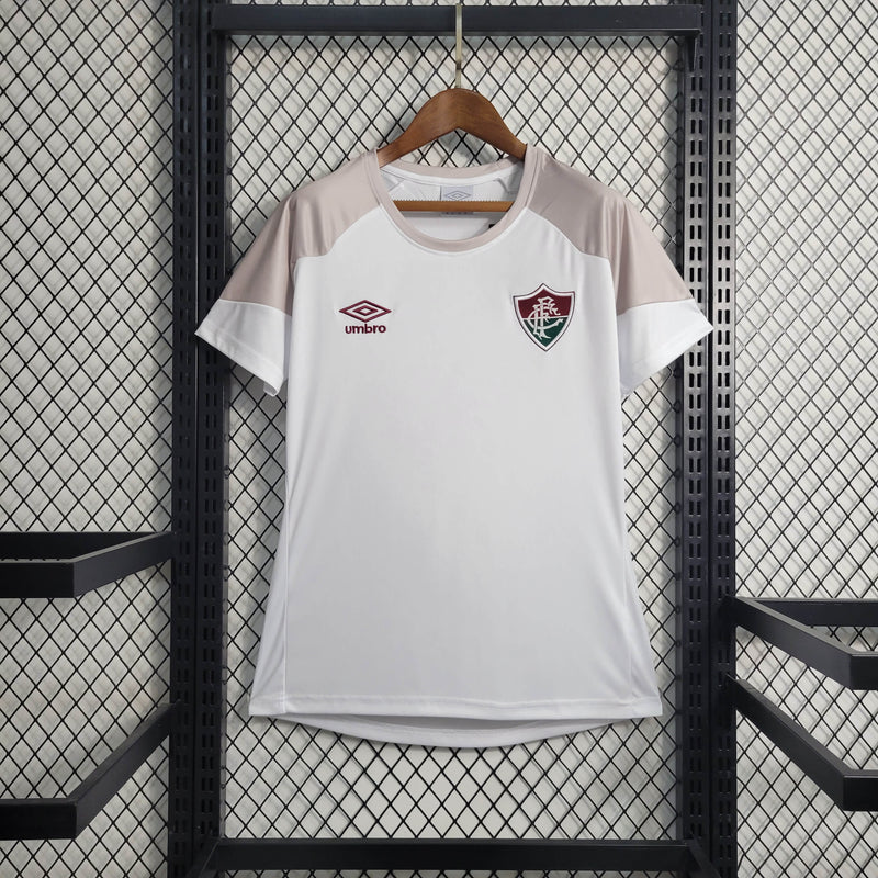 Camisa Feminina Oficial do Fluminense 23/24 Baby Look - Treino