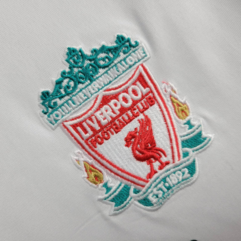 Camisa Retrô do Liverpool 2006/2007 - Manga Longa