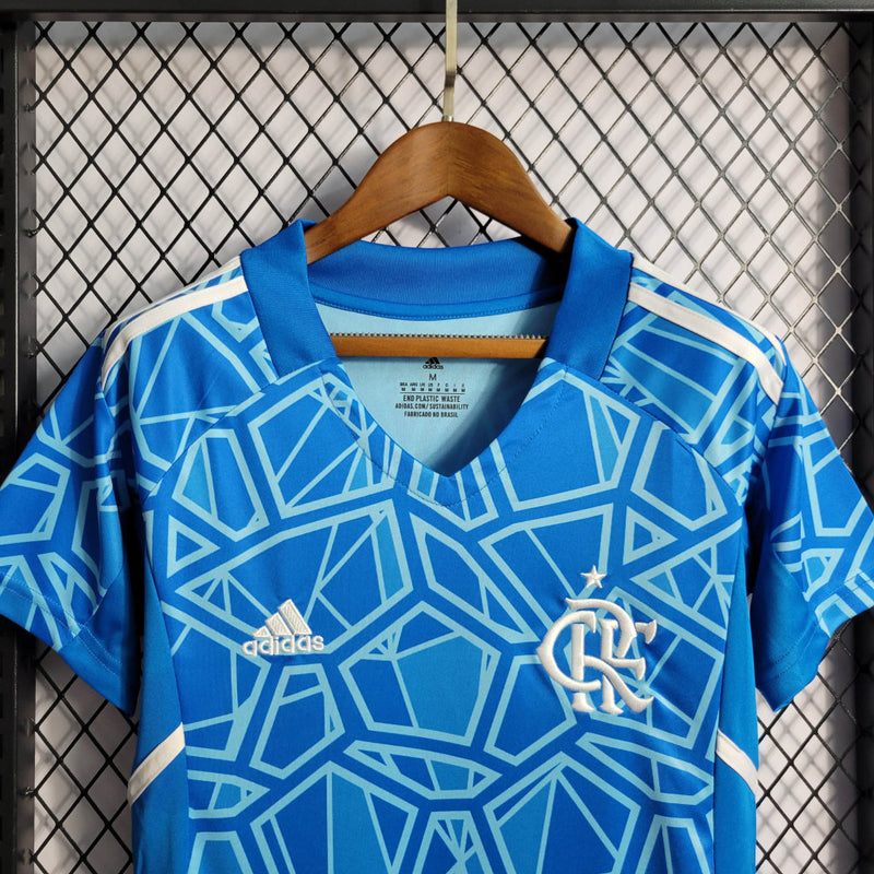 Camisa Feminina Oficial do CR Flamengo 22/23 Baby Look - Goleiro