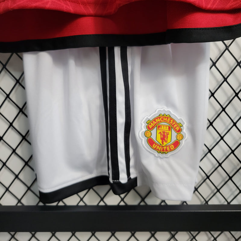 Conjunto Infantil Oficial do Manchester United 23/24 - Kids