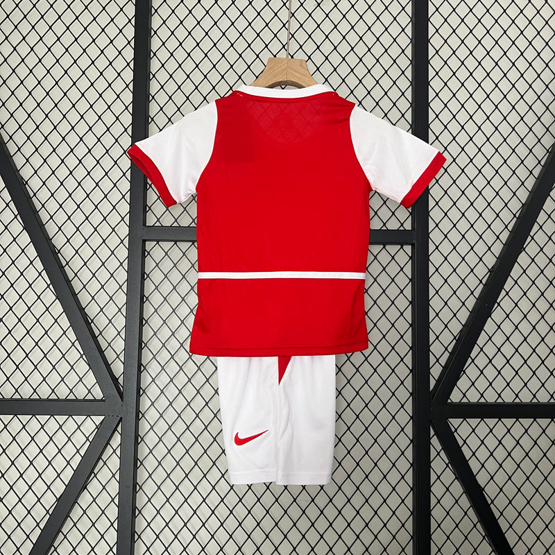 Conjunto Retrô Infantil Oficial do Arsenal 2002/2004 - Kids