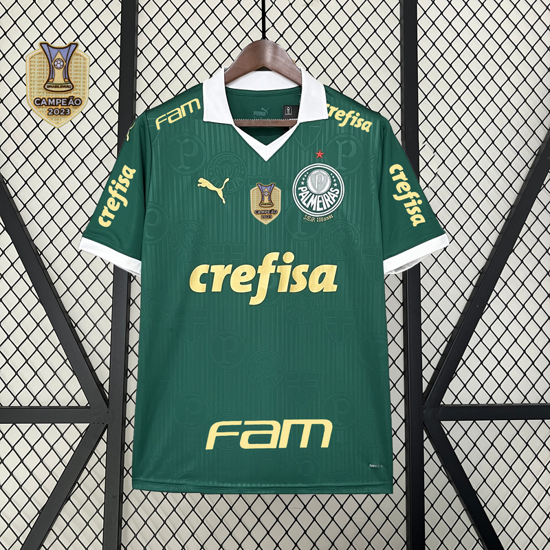 Camisa Oficial do Palmeiras 24/25 Versão Torcedor - Completa com Patrocínios e Pacth