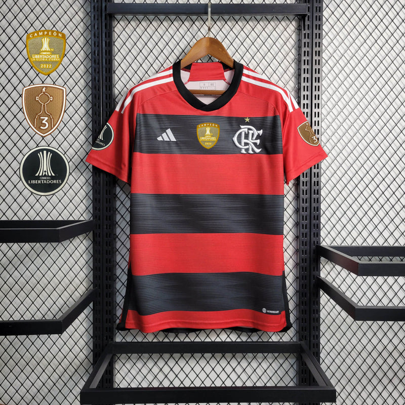 Camisa Oficial do CR Flamengo 23/24 Versão Torcedor - Libertadores