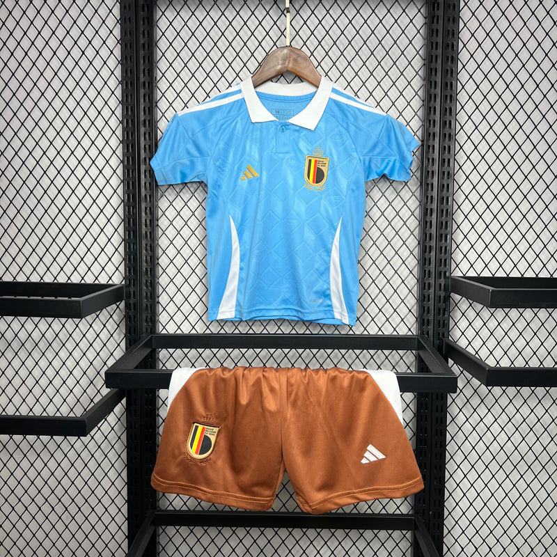 Conjunto Infantil Oficial da Bélgica 24/25 - Kids