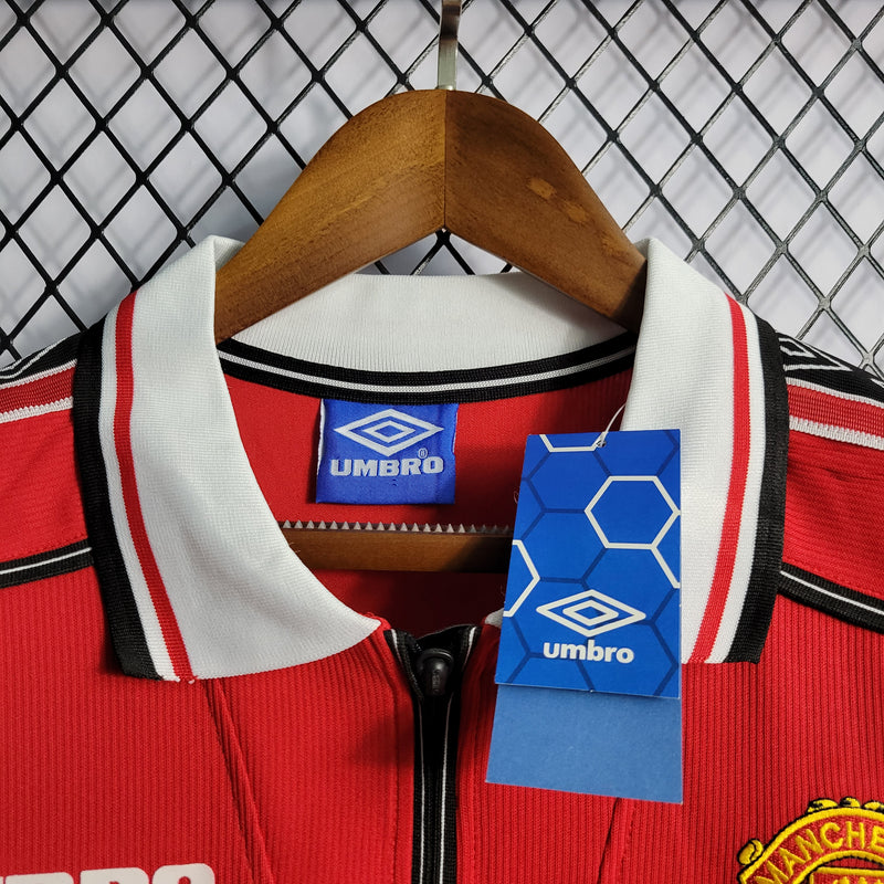 Camisa Retrô do Manchester United 1998/1999 - Manga Longa