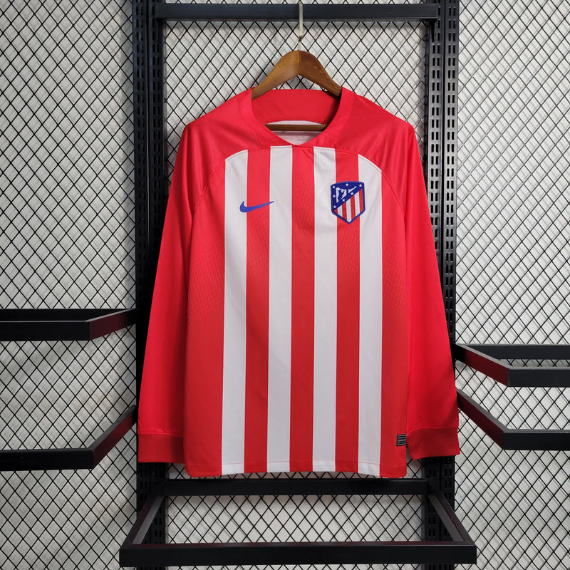 Camisa Oficial do Atlético de Madrid 23/24 - Manga Longa