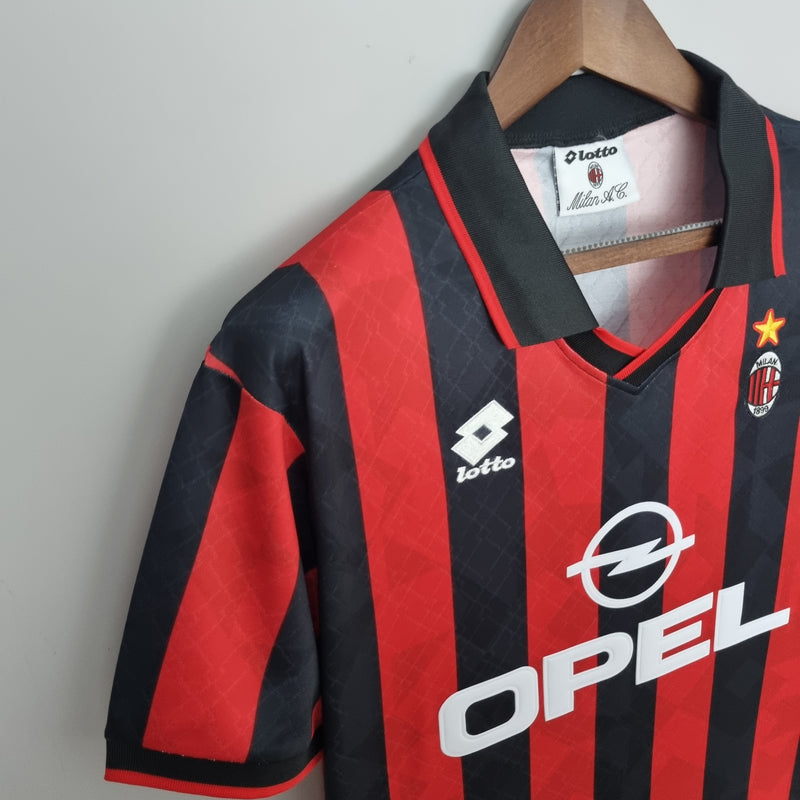 Camisa Retrô do Milan 1995/1996