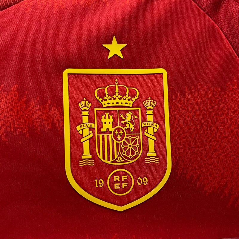 Camisa Oficial da Espanha 24/25 Versão Torcedor - Campeã da Eurocopa