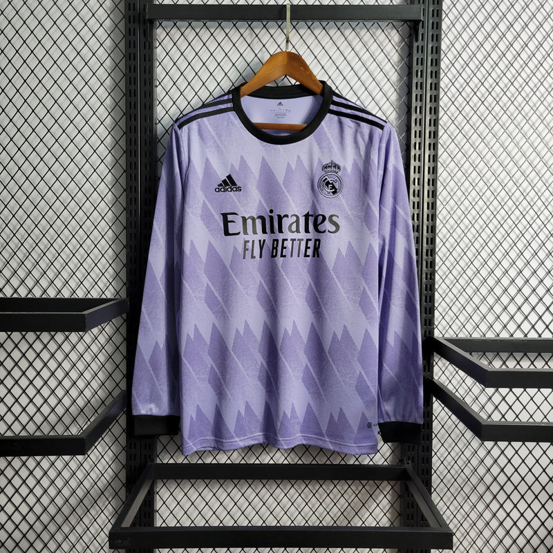 Camisa 2 Oficial do Real Madrid 22/23 - Manga Longa