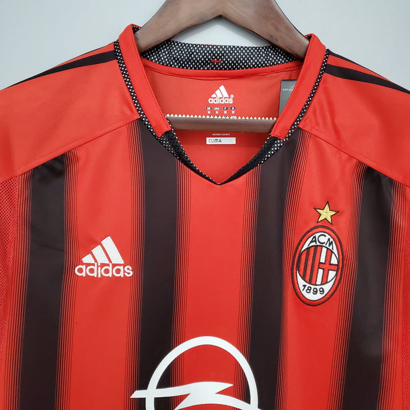 Camisa Retrô do Milan 2004/2005