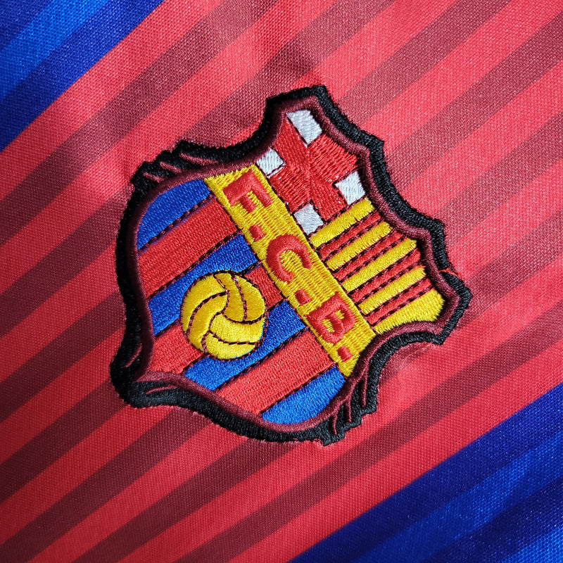 Camisa Retrô do Barcelona 1992 - Manga Longa