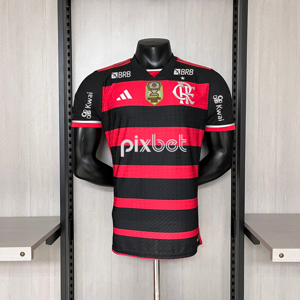 Camisa Oficial do CR Flamengo 24/25 Versão Jogador - Campeão da Copa do Brasil