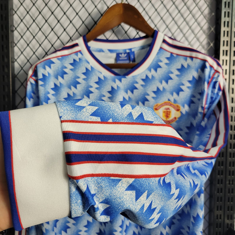 Camisa Retrô do Manchester United 1990/1992 - Manga Longa