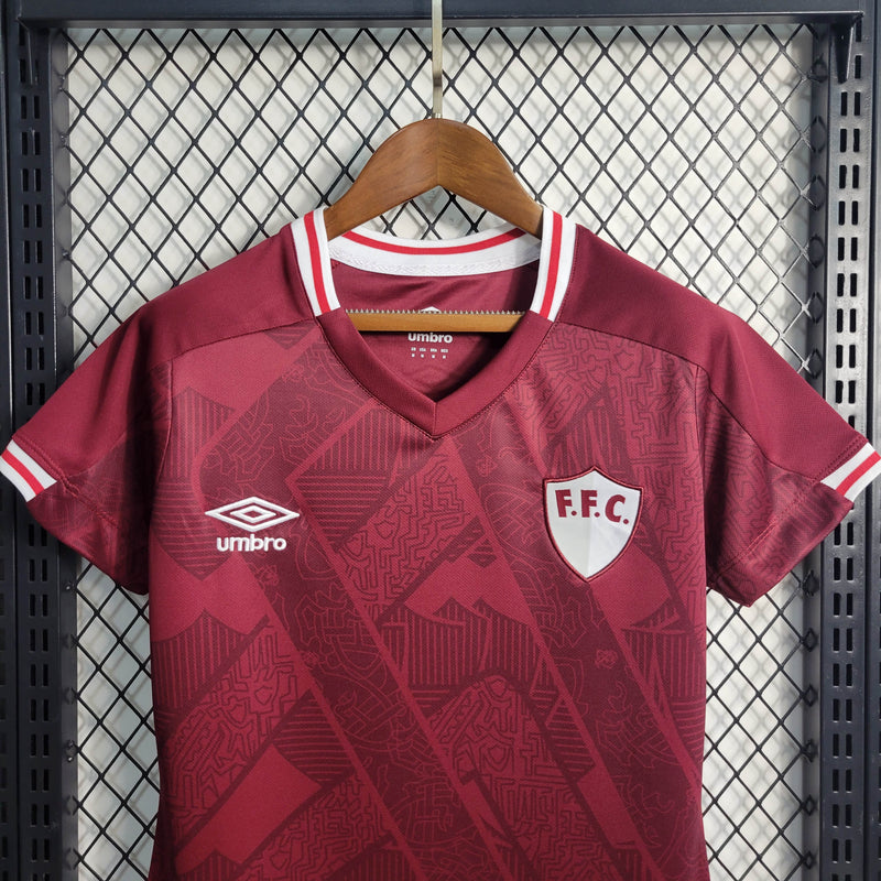 Camisa 3 Feminina Oficial do Fluminense 23/24 - Baby Look