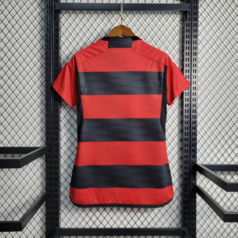 Camisa Feminina Oficial do CR Flamengo 23/24 Versão Torcedor - Baby Look