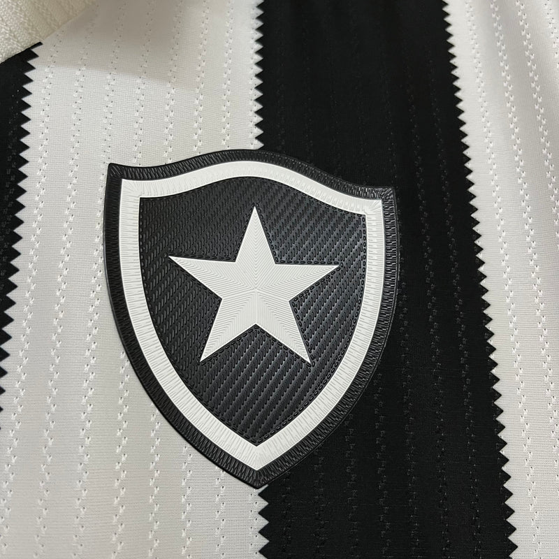 Camisa Oficial do Botafogo 24/25 Completa com Patrocínios - Campeão da Libertadores