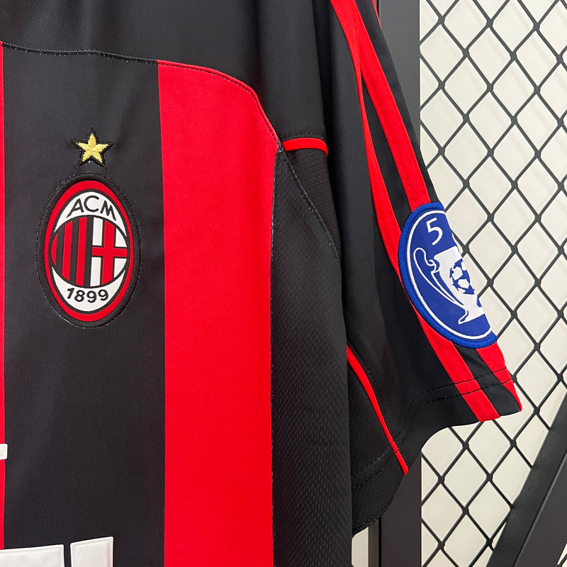 Camisa Retrô do Milan 2000/2001