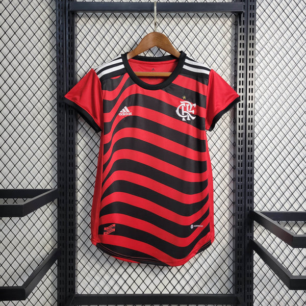 Camisa 3 Feminina Oficial do CR Flamengo 22/23 - Baby Look