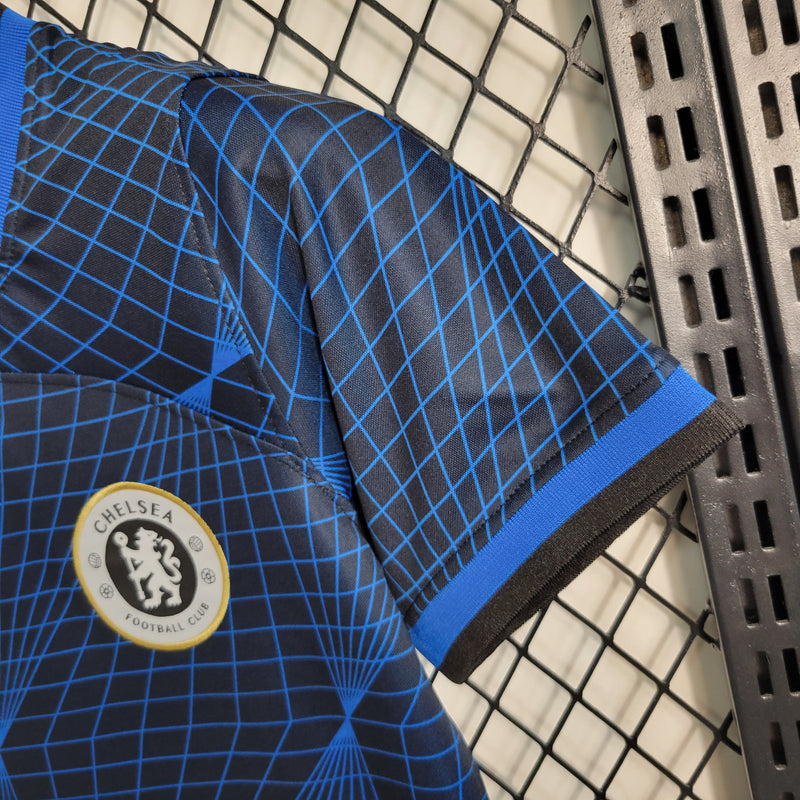 Camisa 2 Feminina Oficial do Chelsea 23/24 - Baby Look