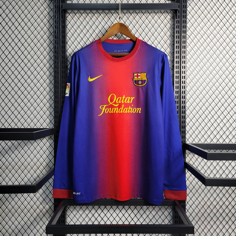 Camisa Retrô do Barcelona 2010/2011 - Manga Longa