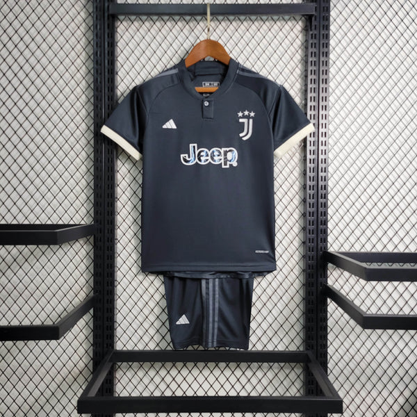 Conjunto 2 Infantil Oficial da Juventus 23/24 - Kids