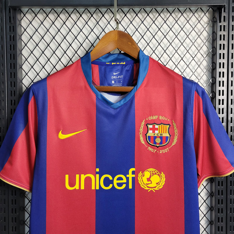 Camisa Retrô do Barcelona 2007/2008