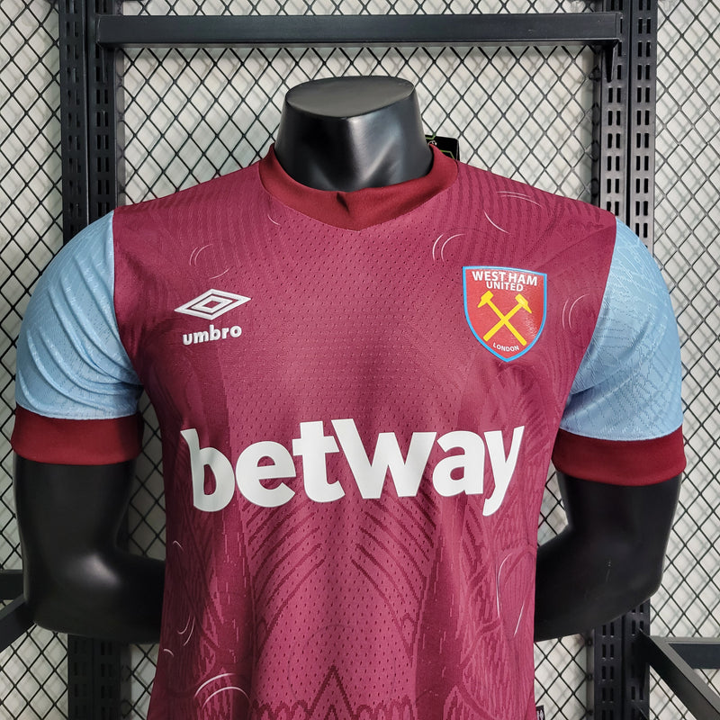 Camisa Oficial do West Ham 23/24 - Versão Jogador