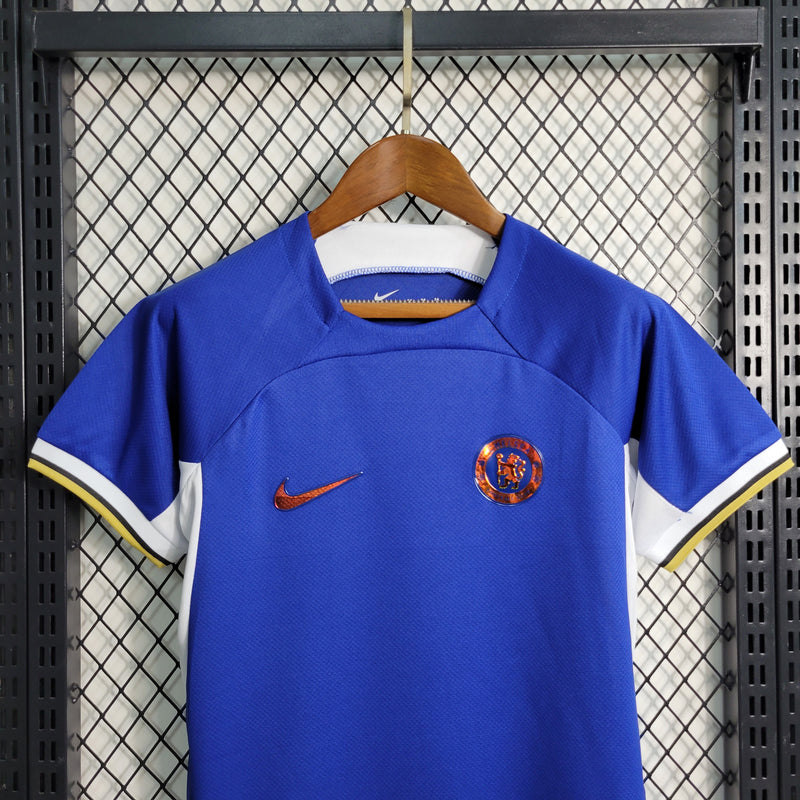 Conjunto Infantil Oficial do Chelsea 23/24 - Kids