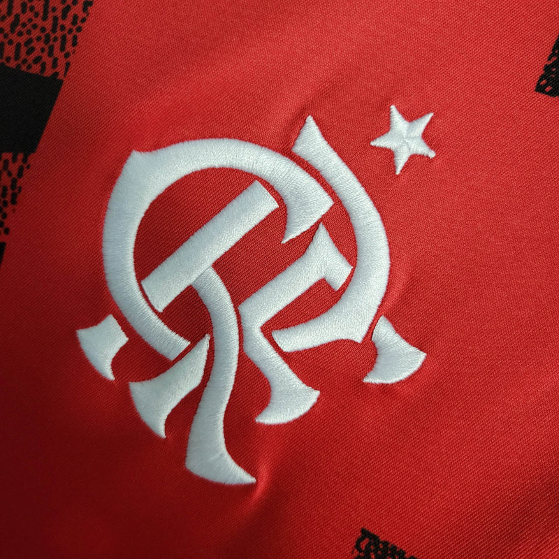 Camisa Oficial do CR Flamengo 23/24 Pré Jogo - Libertadores