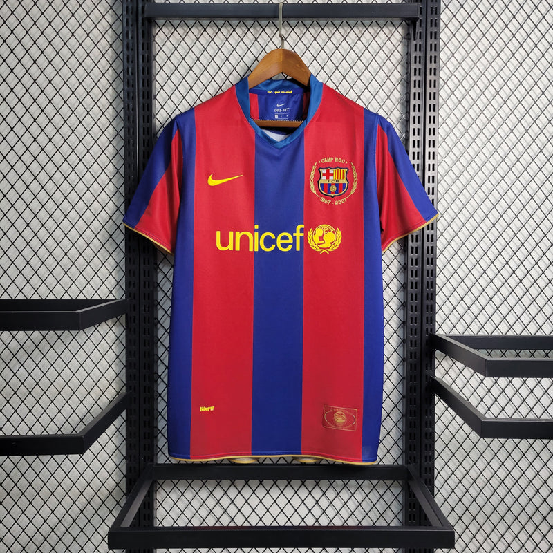 Camisa Retrô do Barcelona 2007/2008