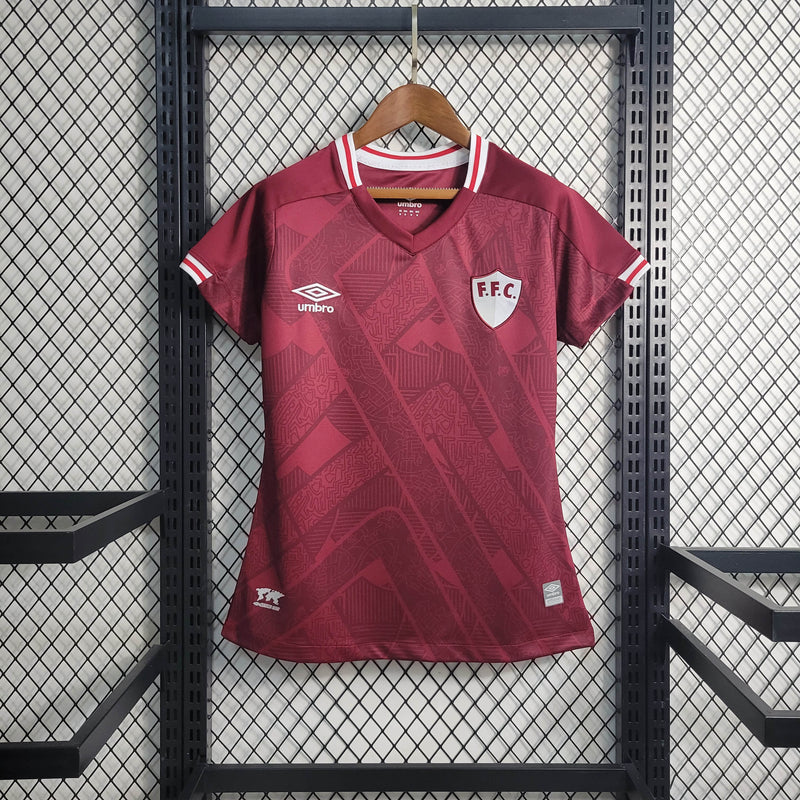 Camisa 3 Feminina Oficial do Fluminense 23/24 - Baby Look