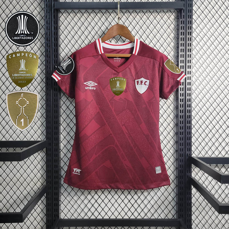 Camisa 3 Feminina Oficial do Fluminense 23/24 Baby Look - Libertadores